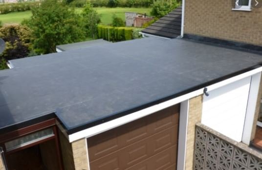 Flat roof extension